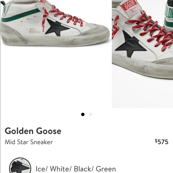 Golden Goose mid-star sneaker. Worn 2-3 times. Like new! Size 40 (10 in womens) - Picture 2 of 2